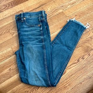 Madewell high rise skinny jeans
